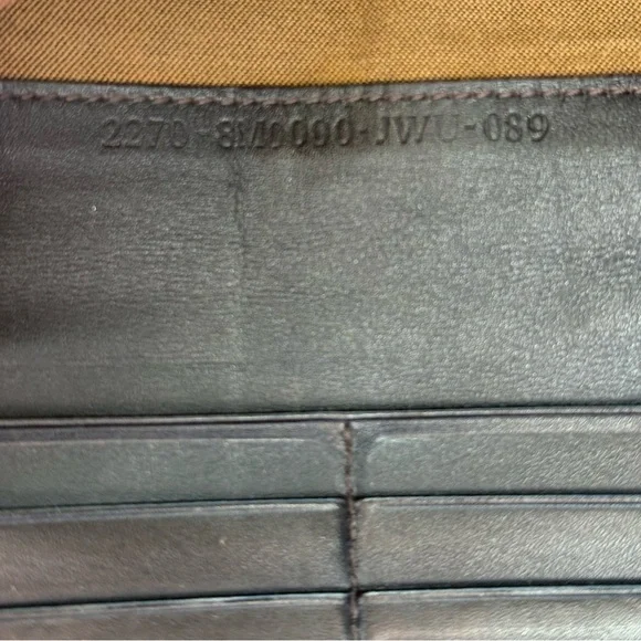 Vintage Fendi TriFold Diamond Print Wallet